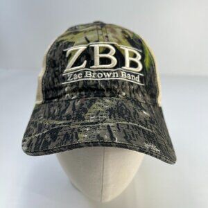 Zac Brown Band Hat Men Strap One Size Camo Southern Ground Mesh Hype Core Cap